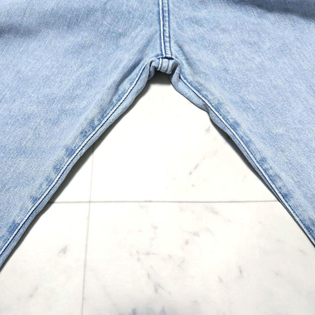 【美品】Whim Gazette ★ ドロストデニムパンツ ワイドデニム 38