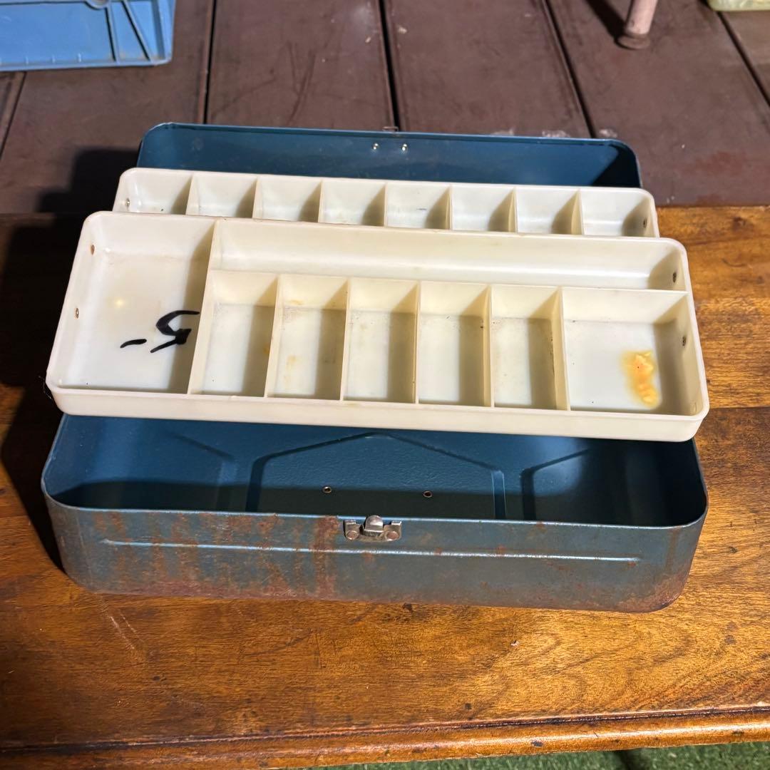 USA vintage OLD PAL メタルタックルボックス　サビあり