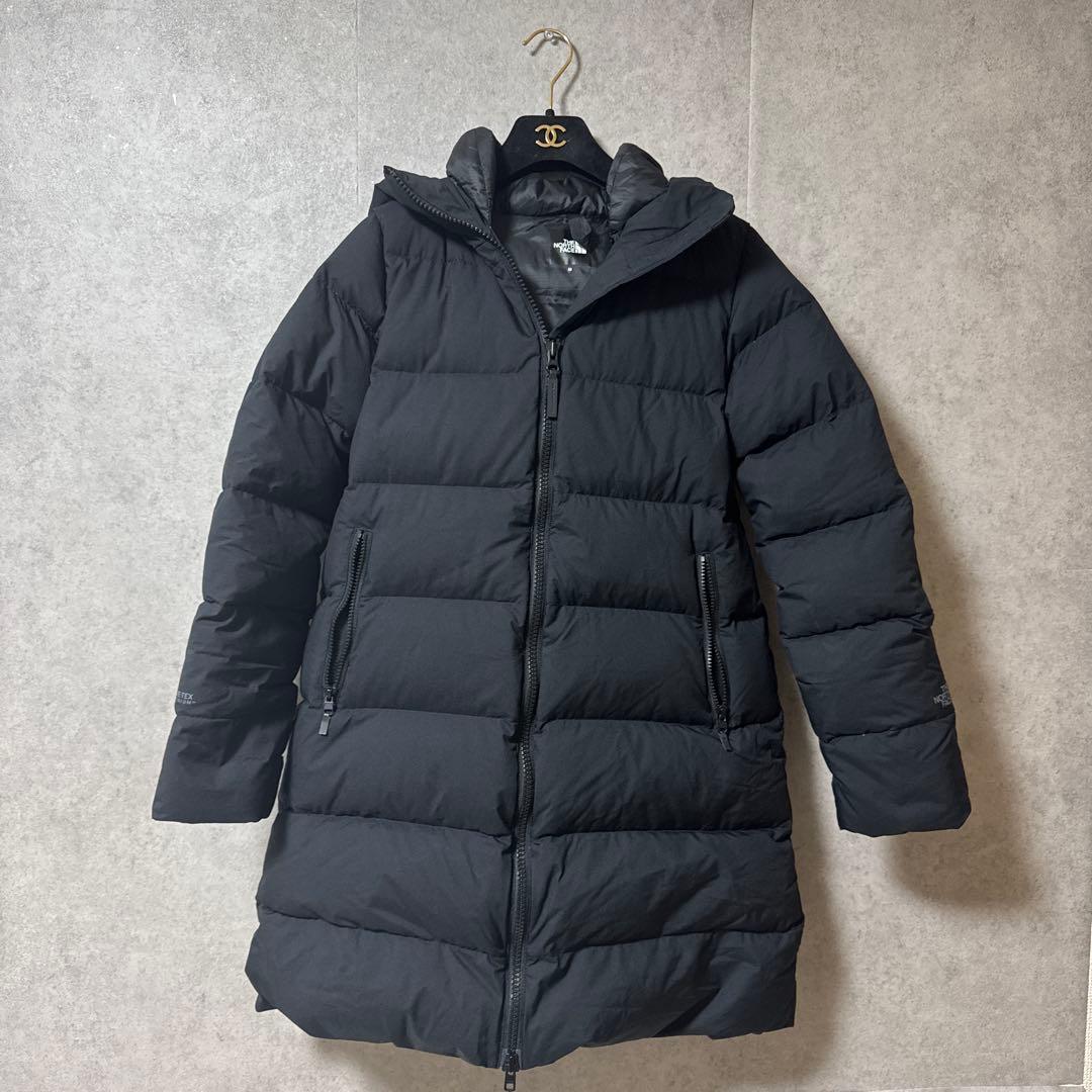 【最安値！早い者勝ち】 ノースフェイス ウィンドストッパーダウンシェルコート 黒