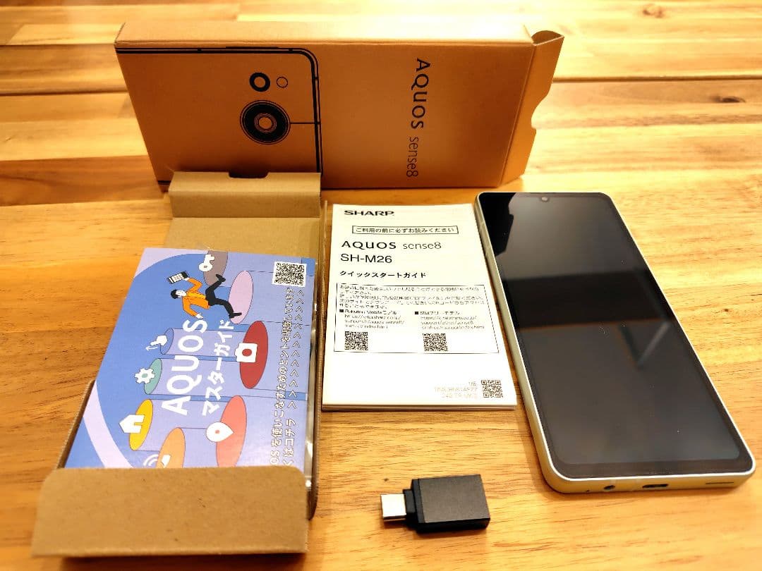 【ジャンク品】AQUOS SENSE8 SH54D ペールグリーン　本体