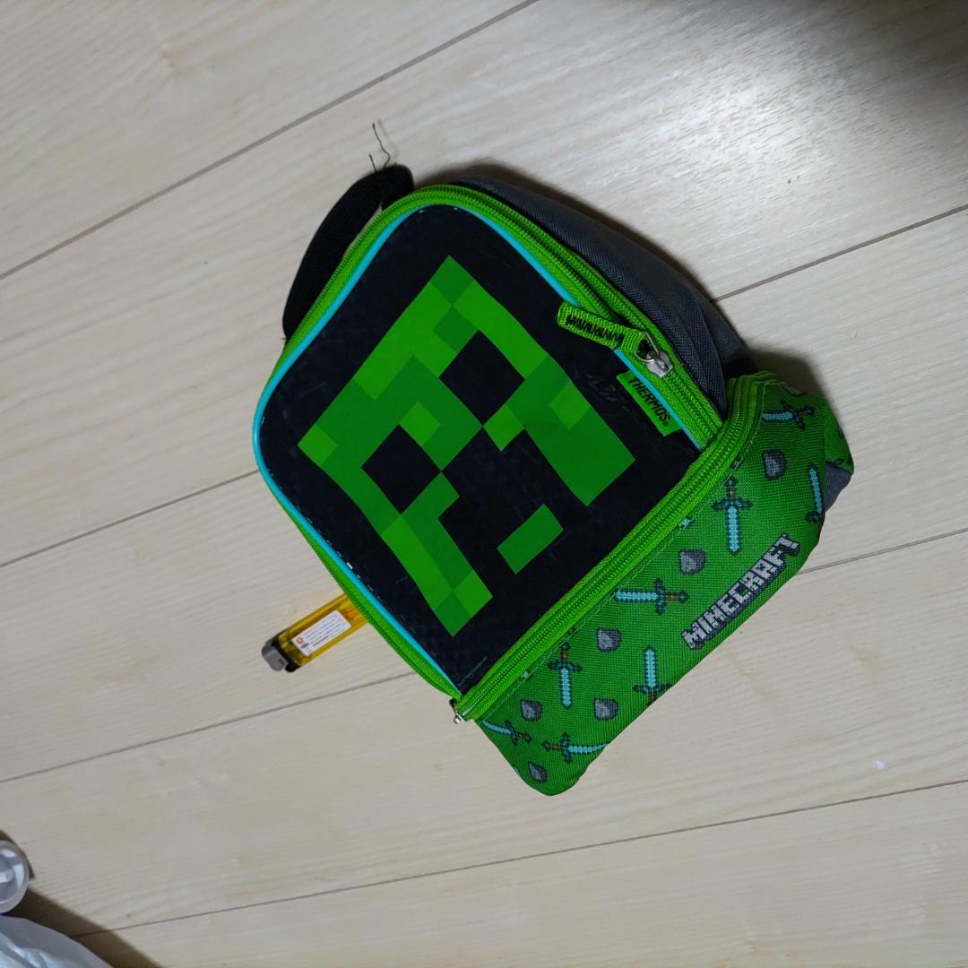 マインクラフト　マイクラ　お弁当バッグ　サーモス　ランチバッグ　保冷
