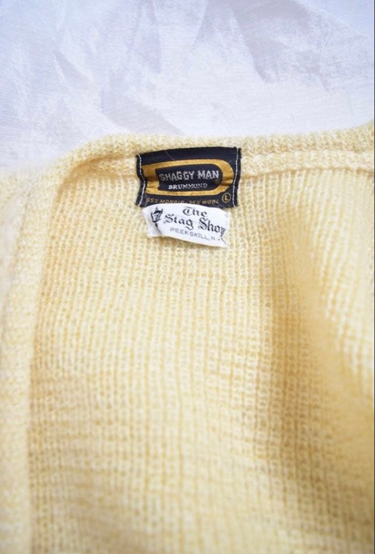 y*k様 【美品】60s モヘアカーディガン シャギーマンSHAGGY MAN毛