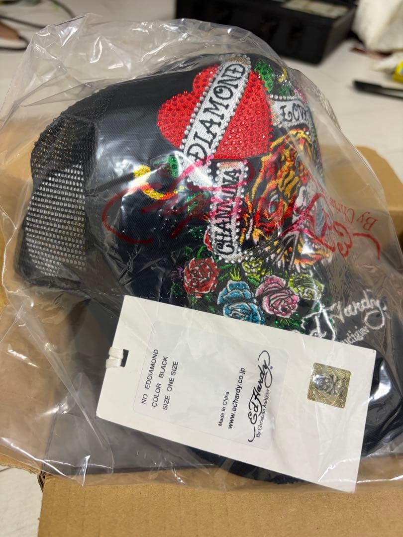 CHANMINA×EdHardy コラボキャップ 限定版 AOD3 ちゃんみな