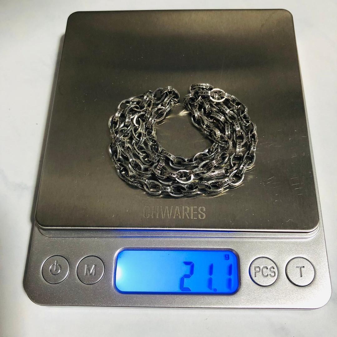 シルバー925 ネックレス　ペーパーチェーン　50cm 新品　5-4　8957