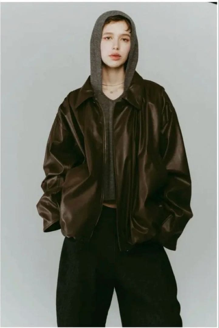 ジャケット・アウター KnuthMarf - voluminous leather jacket