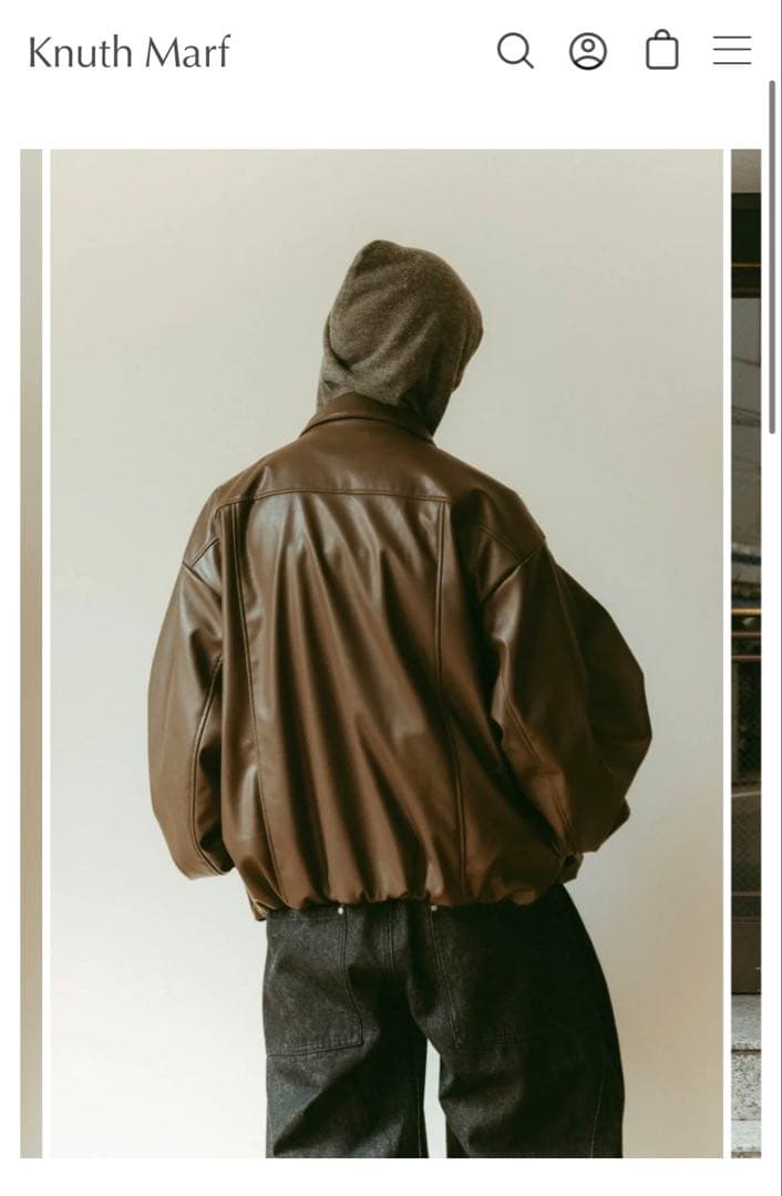 ジャケット・アウター KnuthMarf - voluminous leather jacket