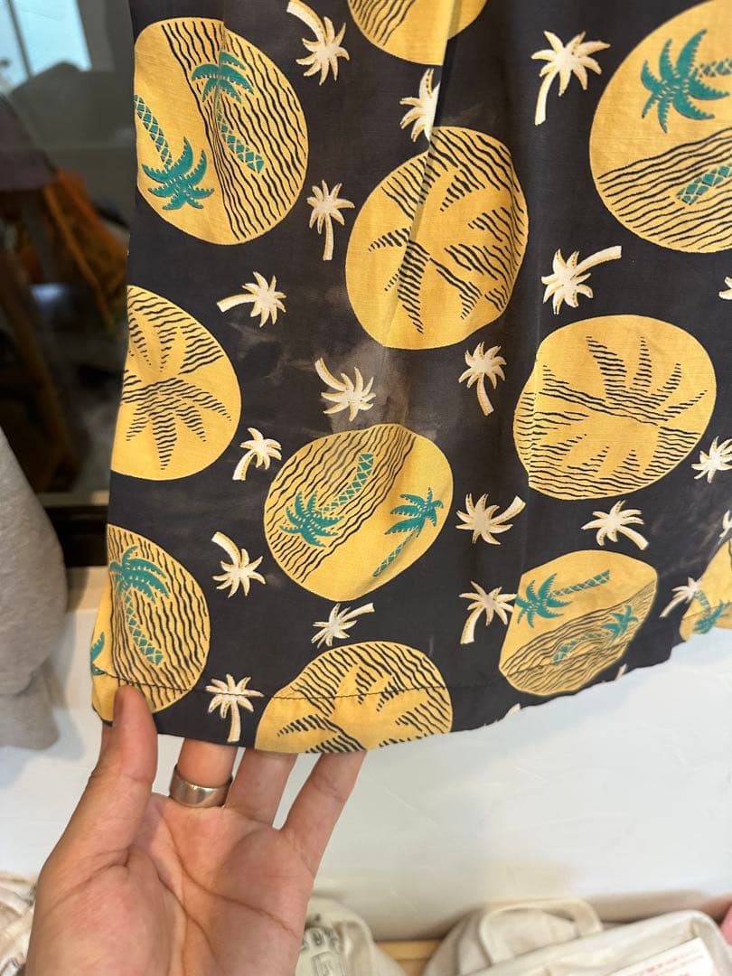 m*m様 ヴィンテージ カハナモク　アロハ　ネイビー