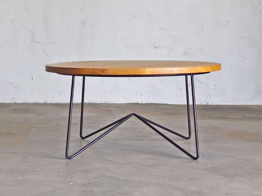 【値下げしました】アッシュ材ローテーブル/引取り限定