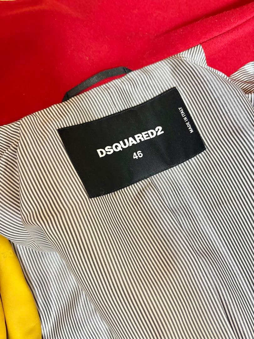 ディースクエアード 国内正規品DSQUARED2コート ウールカシミアコート46