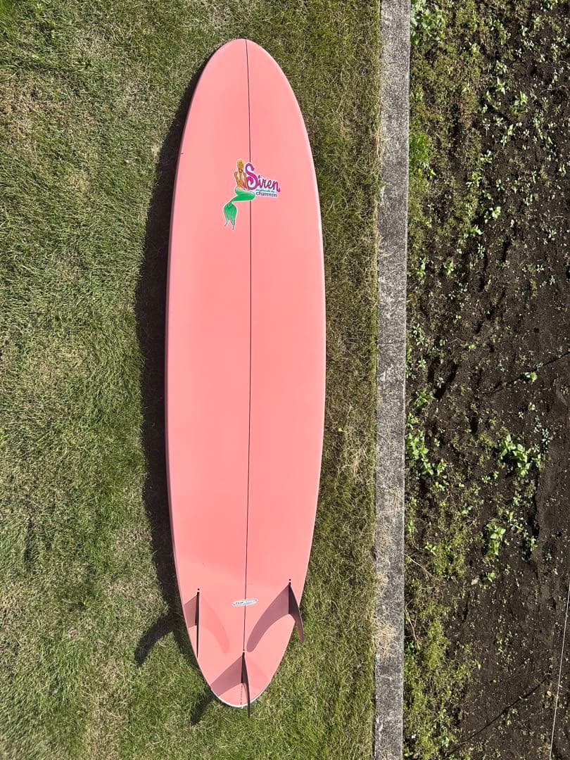 サーフボード ファンボード　ピンク