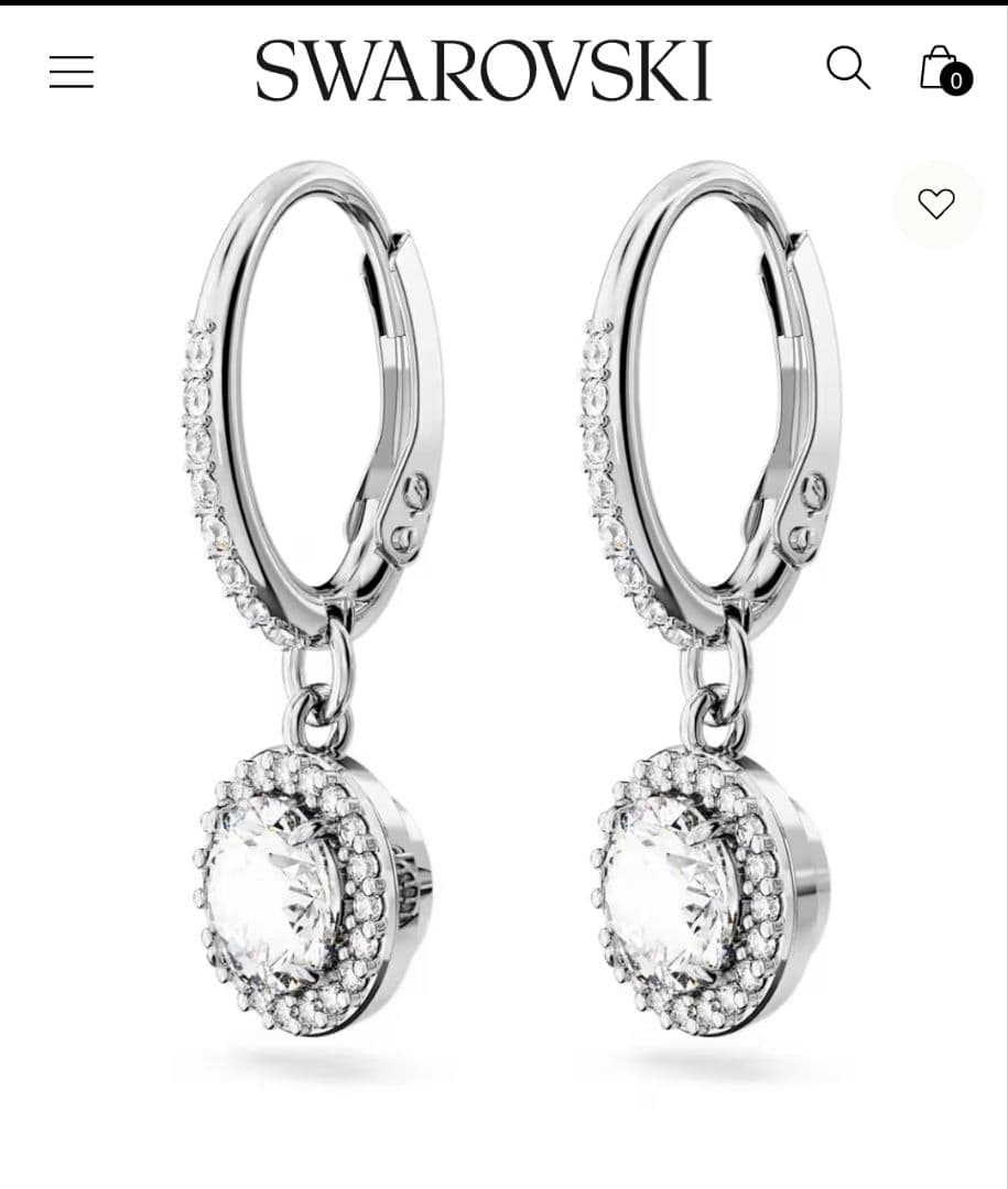 SWAROVSKI Una Angelic スワロフスキー ピアス