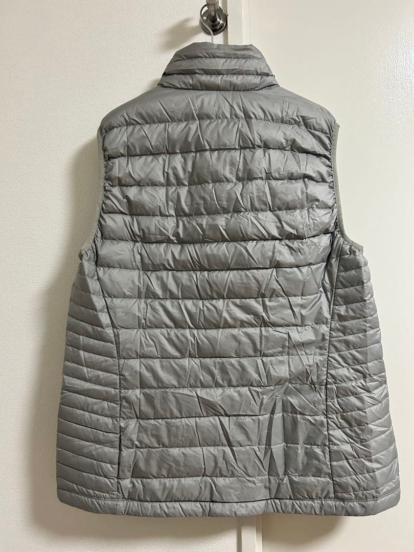 Patagonia グレー ダウンベスト　XL レディース
