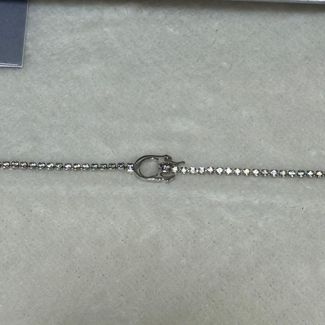 【お値下げ】Dior CD シルバー チェーン ブレスレット レディース