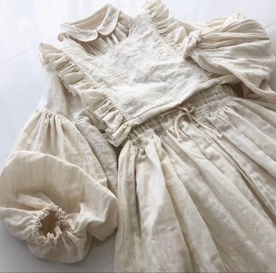 フリルフル2wayエプロンドレス　yuka haseyama