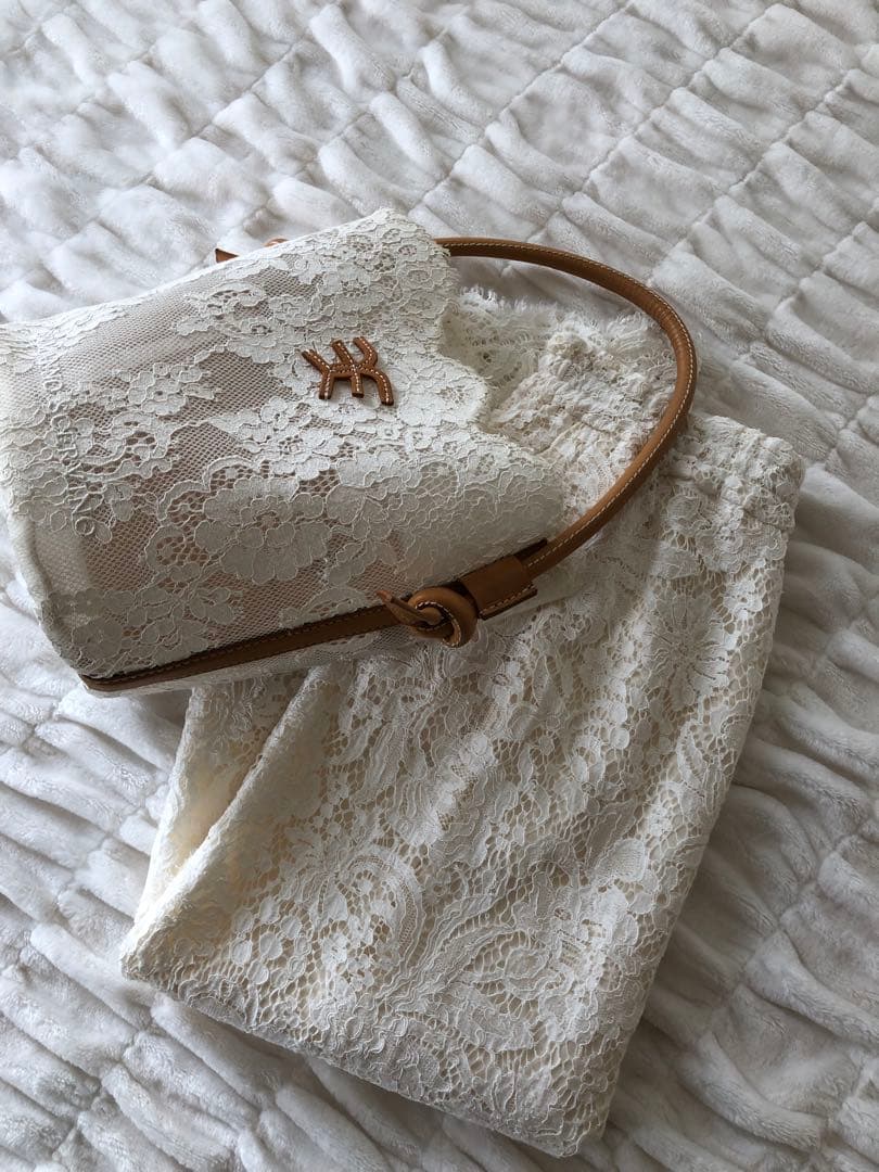 エルマンノシェルビーノ ロングスカート レース生地　お値下げしました。