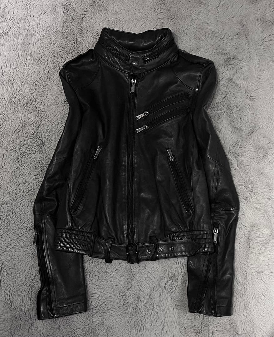 ジャケット・アウター 00s EKAM leather jacket opium archive
