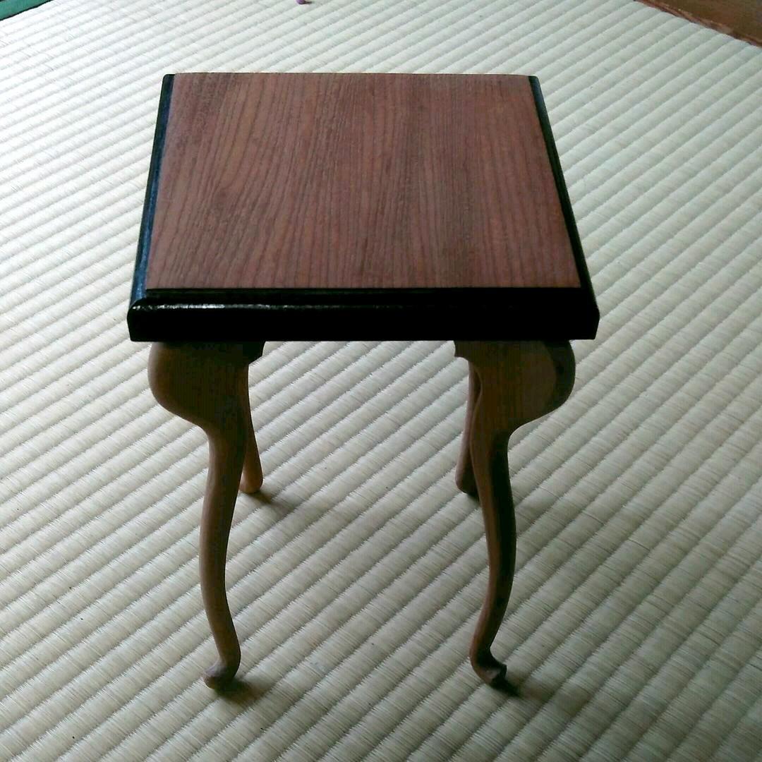 大工のじいちゃんの木工作品★花瓶置　インテリア　台座　木製