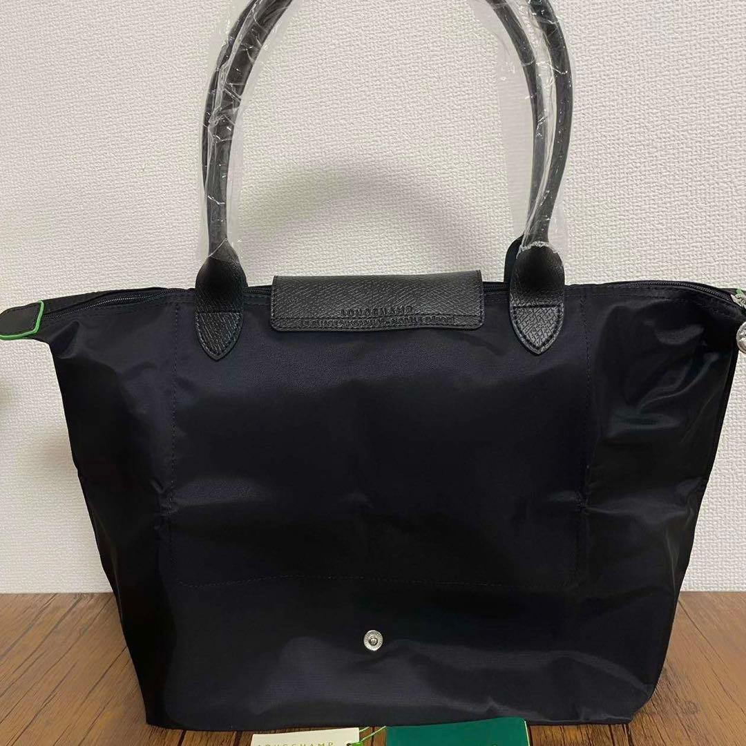 【新品】ロンシャン ル プリアージュ トートバッグ L ブラック 黒刺繍