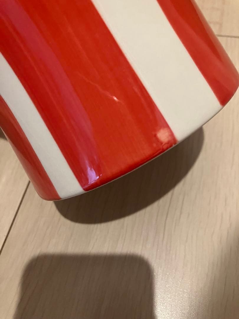 HAY 花瓶 ソブレメサ ベース　ストライプ　北欧デザイン