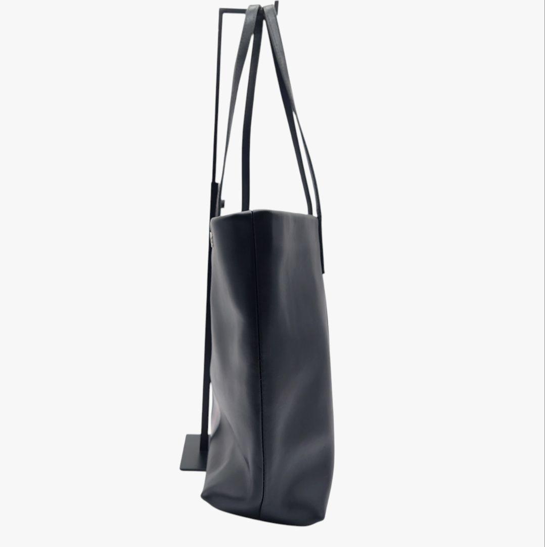 ラブレス　LOVELESS　レザー　トートバッグ　　ストライプ　黒　ナイト　騎士