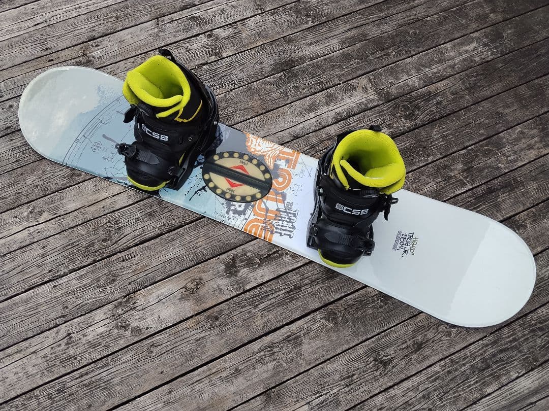 子供用スノーボード 3点セット HEAD 115 ビン BOAブーツ 21～22