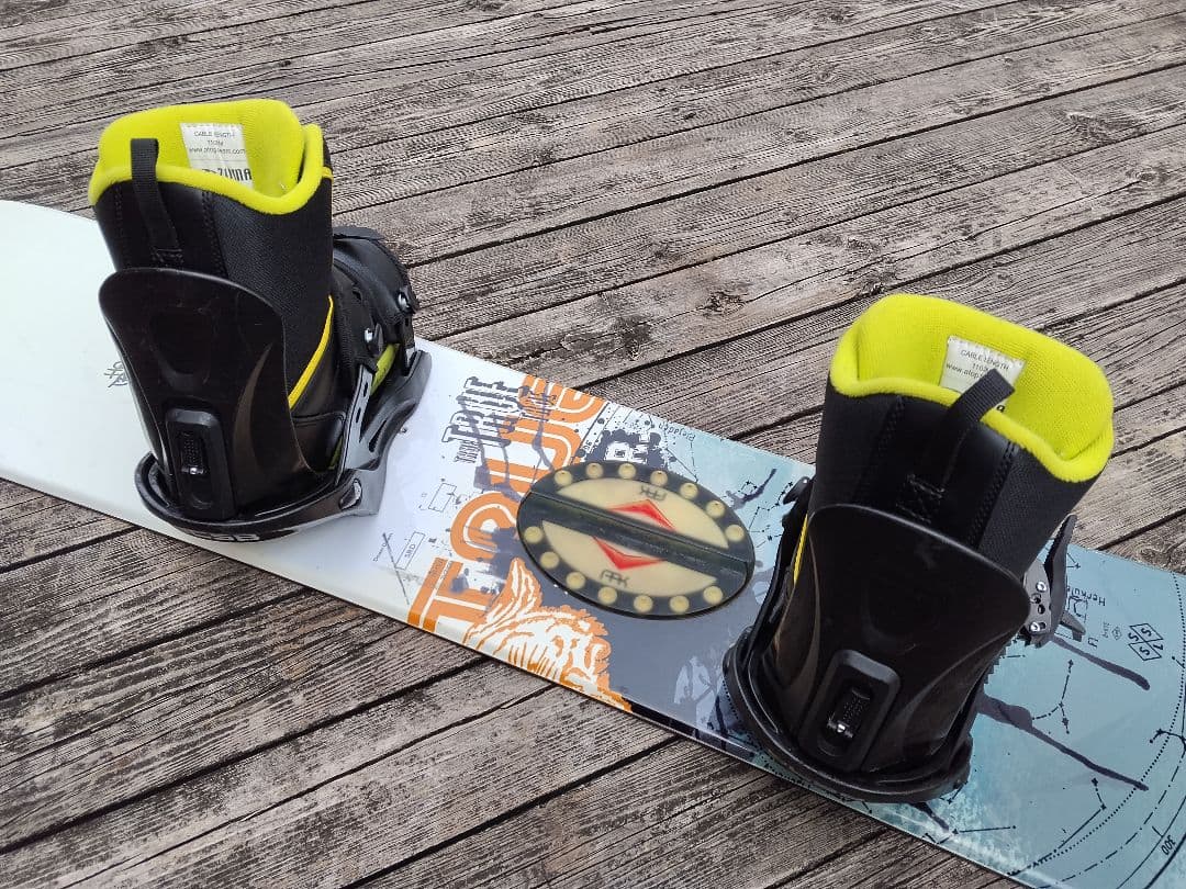 子供用スノーボード 3点セット HEAD 115 ビン BOAブーツ 21～22