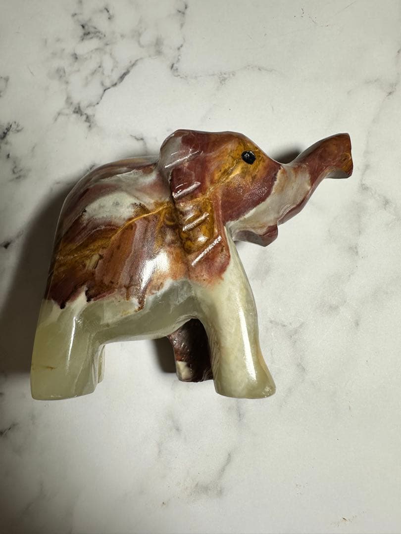 オニキス像 2体セット 天然石インテリア