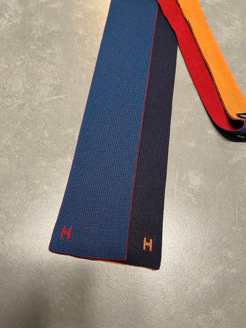 HERMES 4way リバーシブルニットタイ