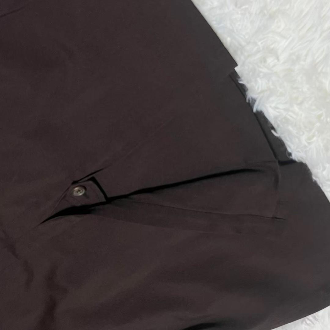 PRADA プラダ トレンチコート ダークブラウン系 L