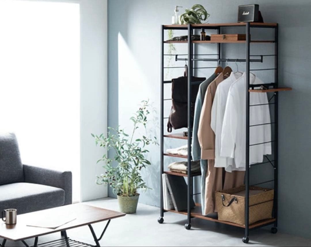 新品未使用　タンスのゲン　ハンガーラック　幅90