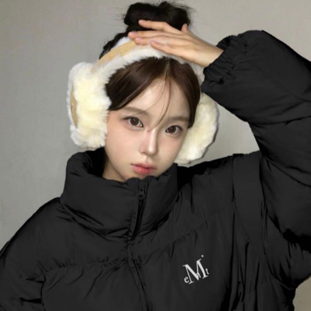 mucent ロゴ入りイヤーマフ正規品 新品防寒 耳当て 冬 雪の日 通勤 通学