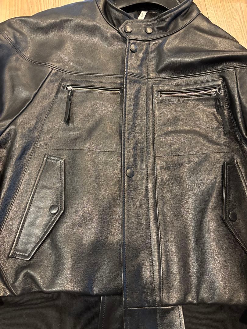 定価94600円　CCU CAP SHOULDER JKTレザージャケット