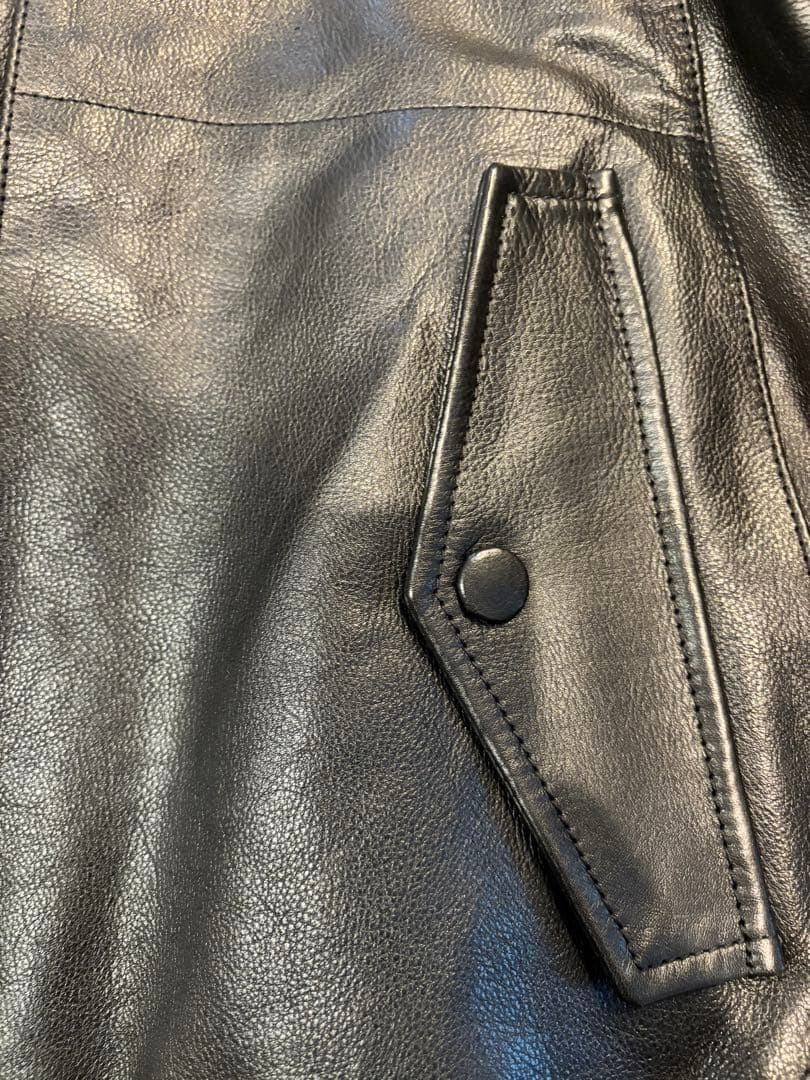 定価94600円　CCU CAP SHOULDER JKTレザージャケット