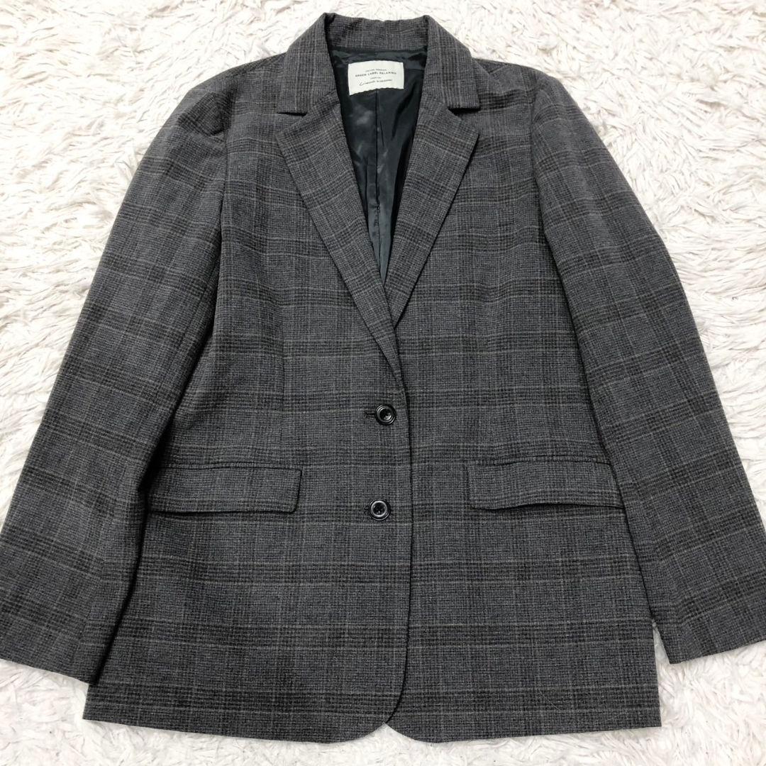 GREEN LABEL RELAXING パンツ スーツ グレンチェック 38