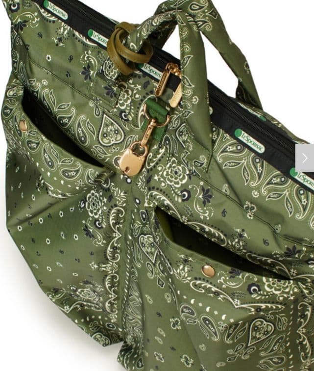 LE SPORTSAC バンダナ柄トートバッグ