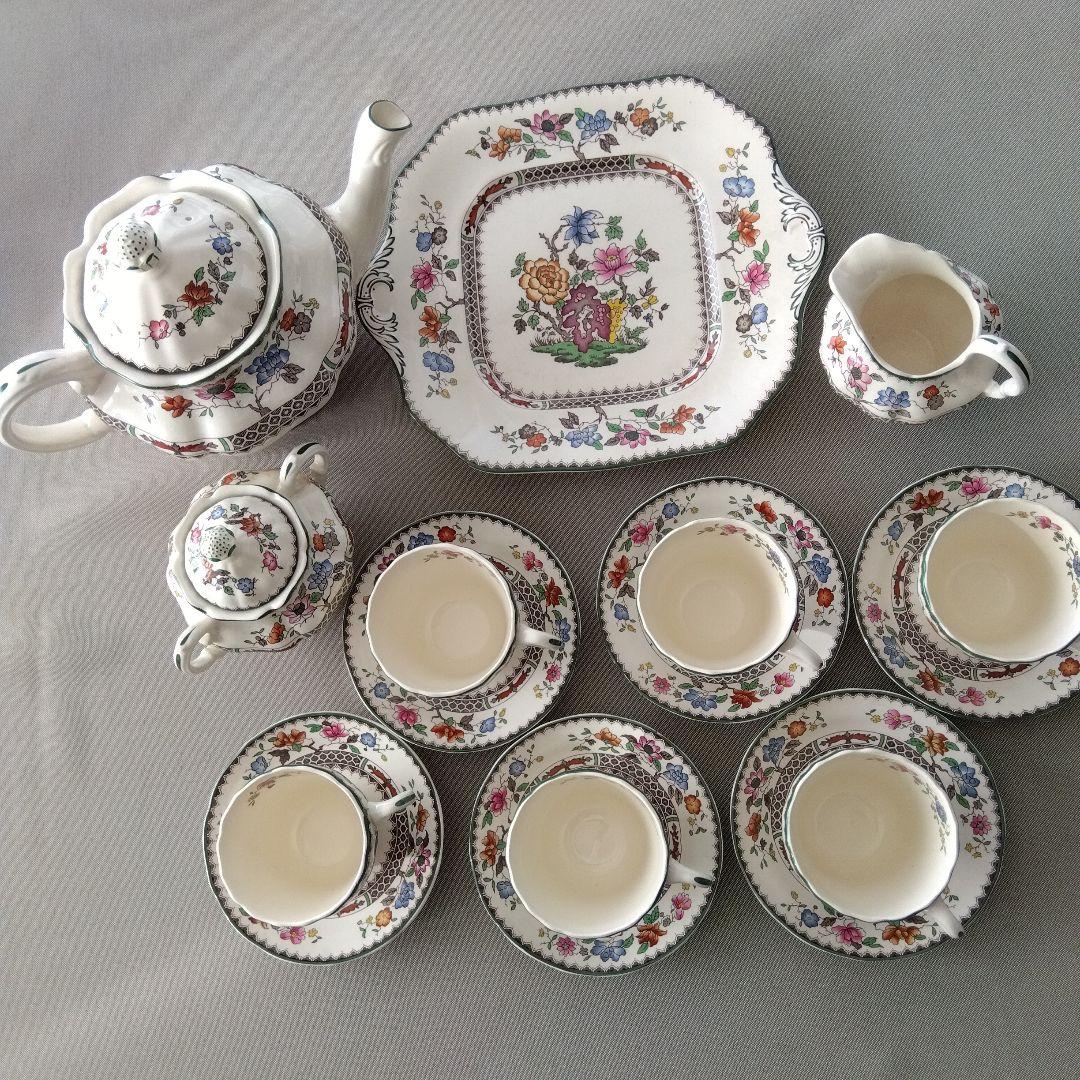Spode Chinese Rose 食器セット英国製 廃盤 希少　フルセット