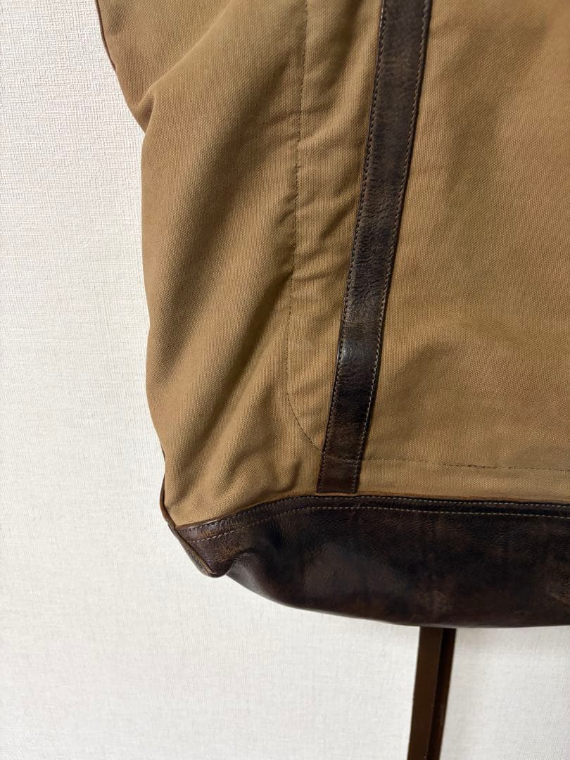 RRL ダブルアールエル キャンバスレザー トートバッグ s2w8 ネペンテス