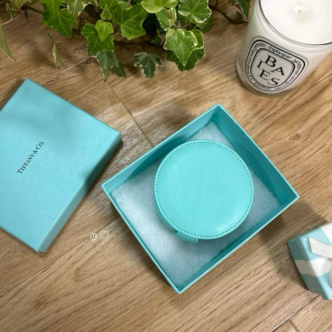 ティファニー　レザージュエリーボックス　リング　アクセサリーケース　小物入れ