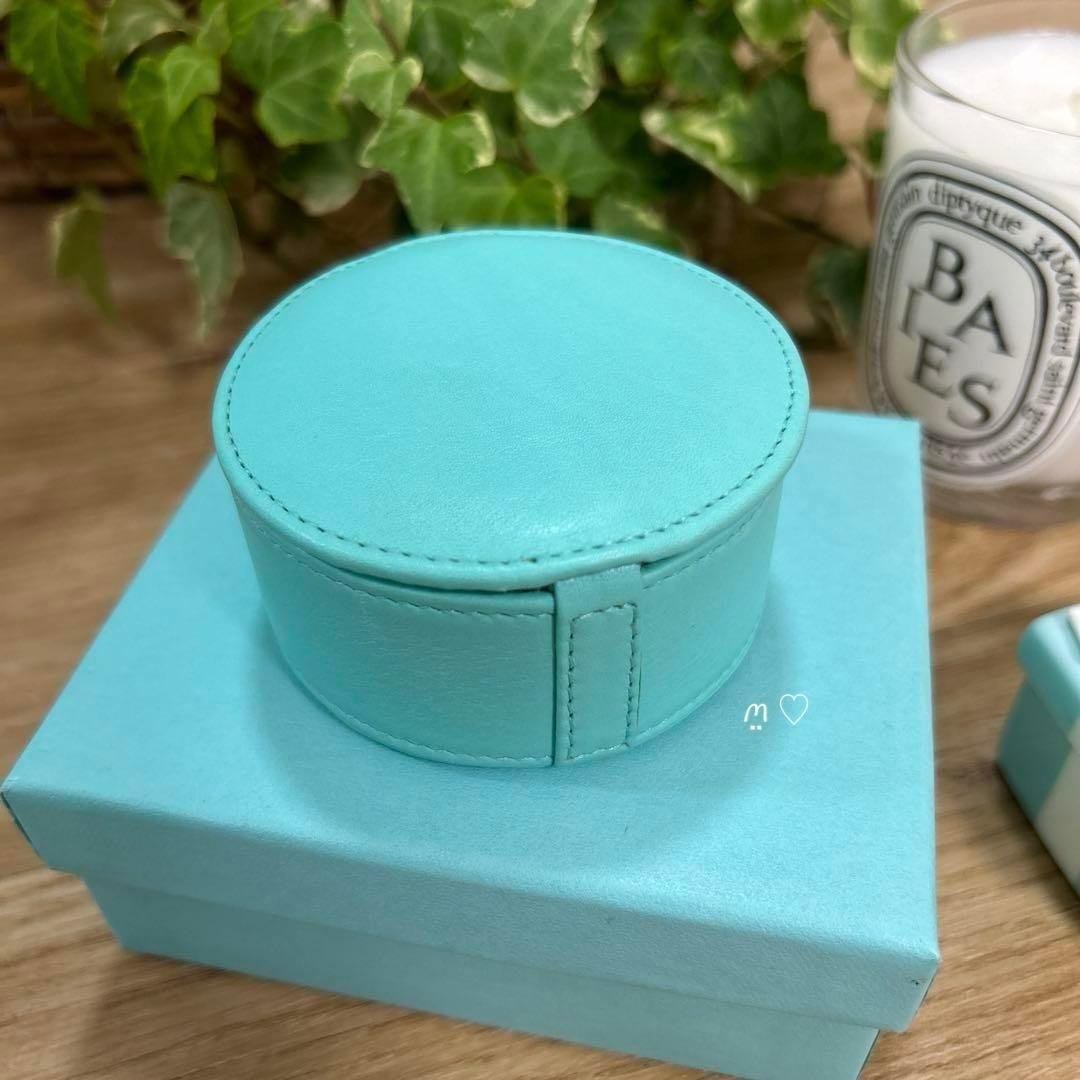 ティファニー　レザージュエリーボックス　リング　アクセサリーケース　小物入れ