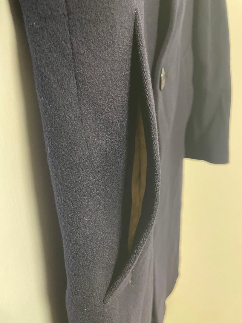 英国製Aquascutum アクアスキュータム　ステンカラーコート　ウール