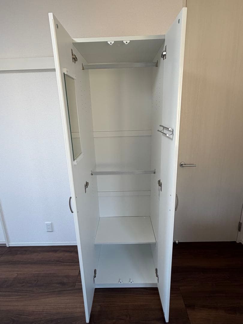 ニトリ ワードローブ PORTE-T 60WR WH（送料込み）