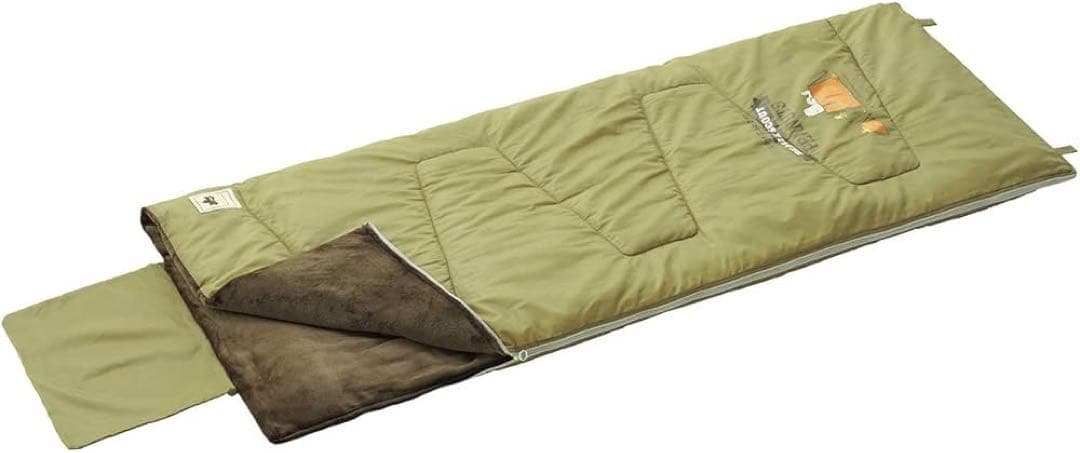 ロゴス(LOGOS) SNOOPY クッションシュラフ グリーン