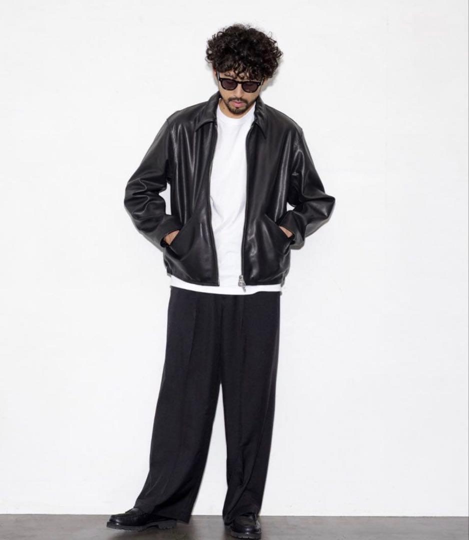 値下完売L画像追加試着のみフリークスストア　シングル ライダースジャケット L