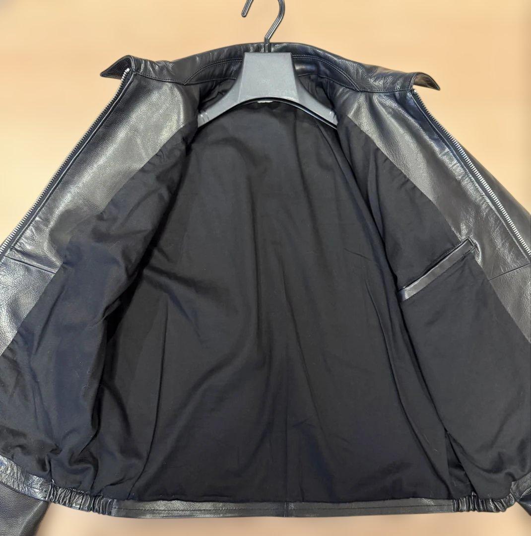 値下完売L画像追加試着のみフリークスストア　シングル ライダースジャケット L