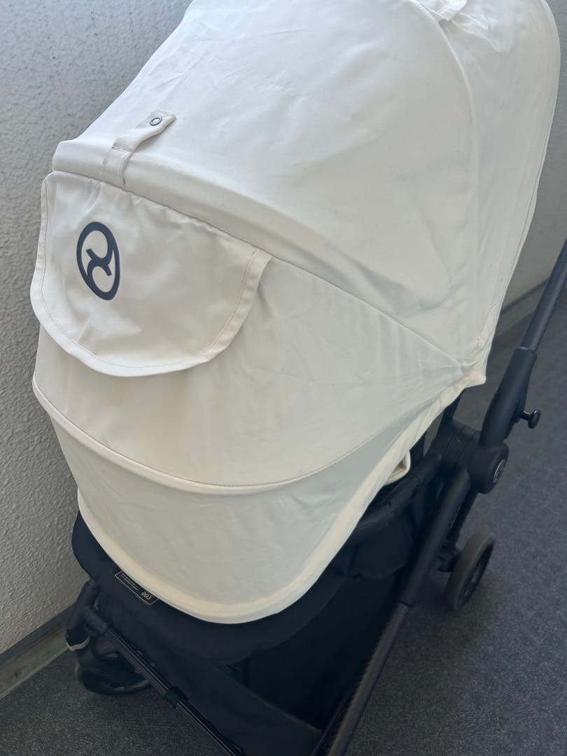 【超美品】送料込！サイベックスメリオ 伊勢丹限定ホワイトレインカバーなど付属品有