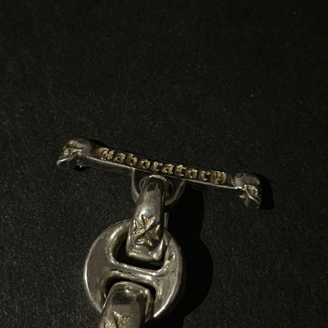 vintage 重厚　ブルドッグチェーン　ブレスレット　シルバー925