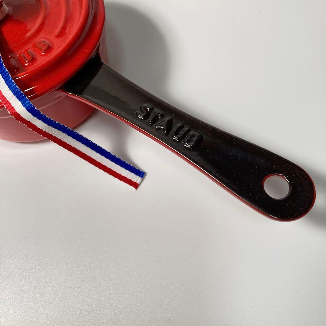 希少 未使用 STAUB ストウブ スモールソースパン 10cm チェリー