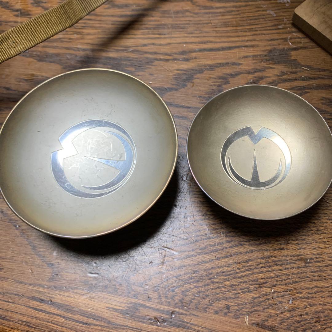 嵐山電車軌道株式會社とあります　鉄道関係の酒盃みたいですね