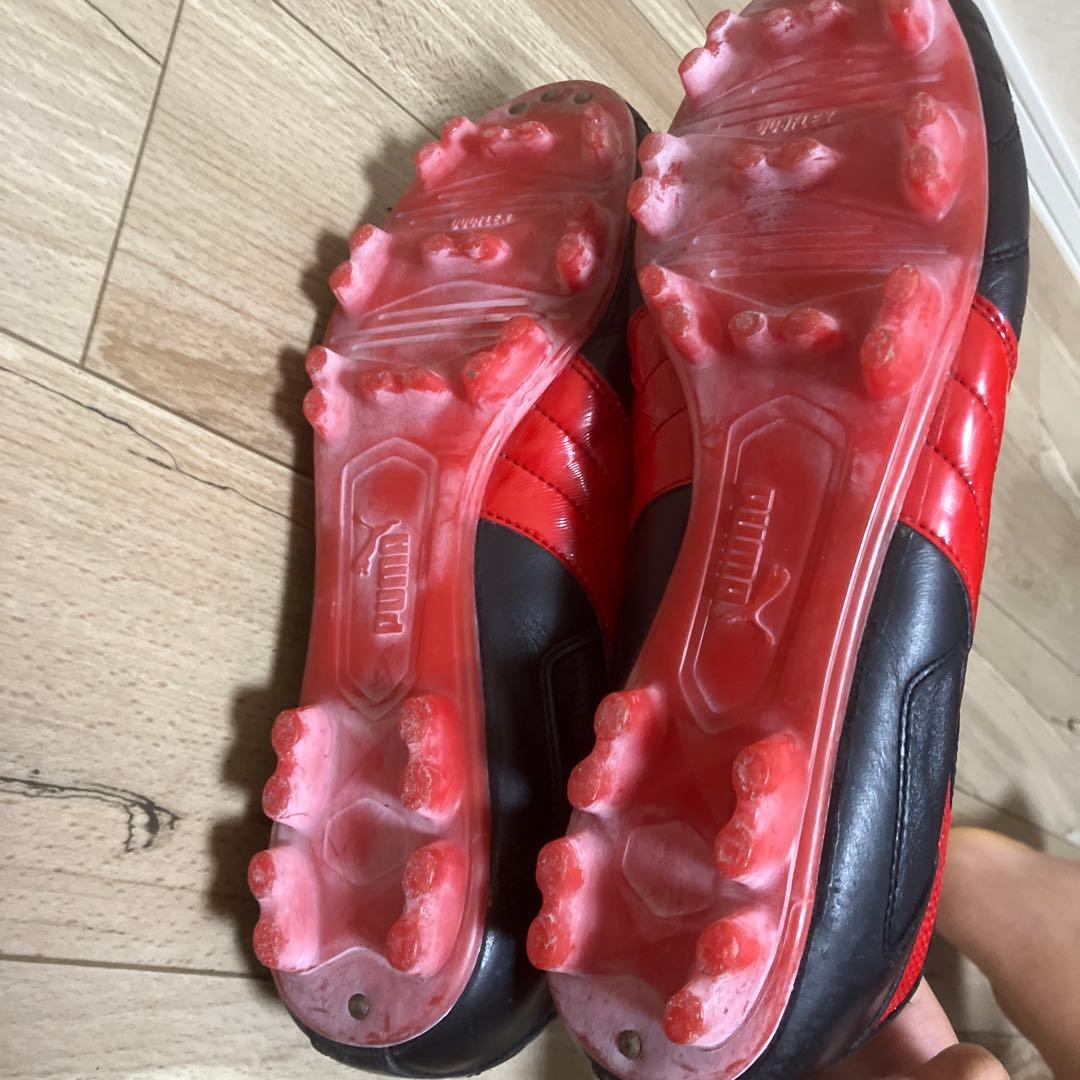 サッカースパイク　プーマ　パラメヒコGCi 26.5㎝　赤黒