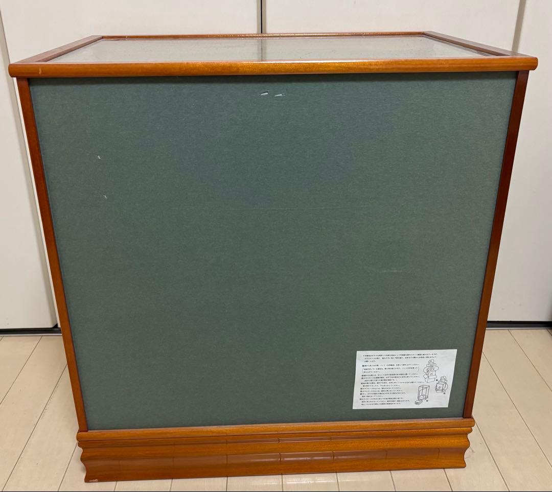 着用兜 陣羽織 五月人形 オルゴール付き ガラスケース入り 陣羽織付き